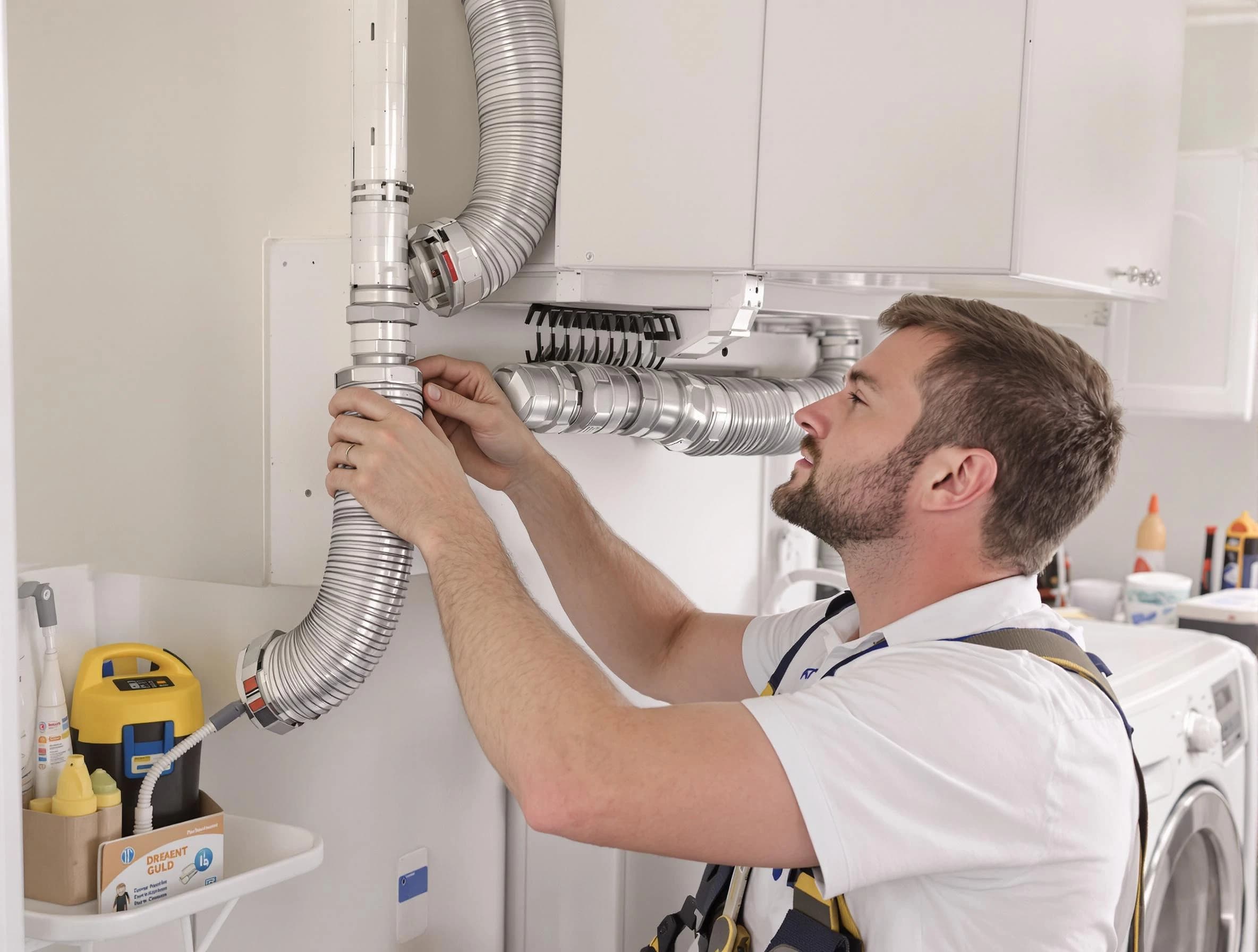 Professional dryer vent repair and installation by Oak Hill Dryer Vent Cleaning in Oak Hill