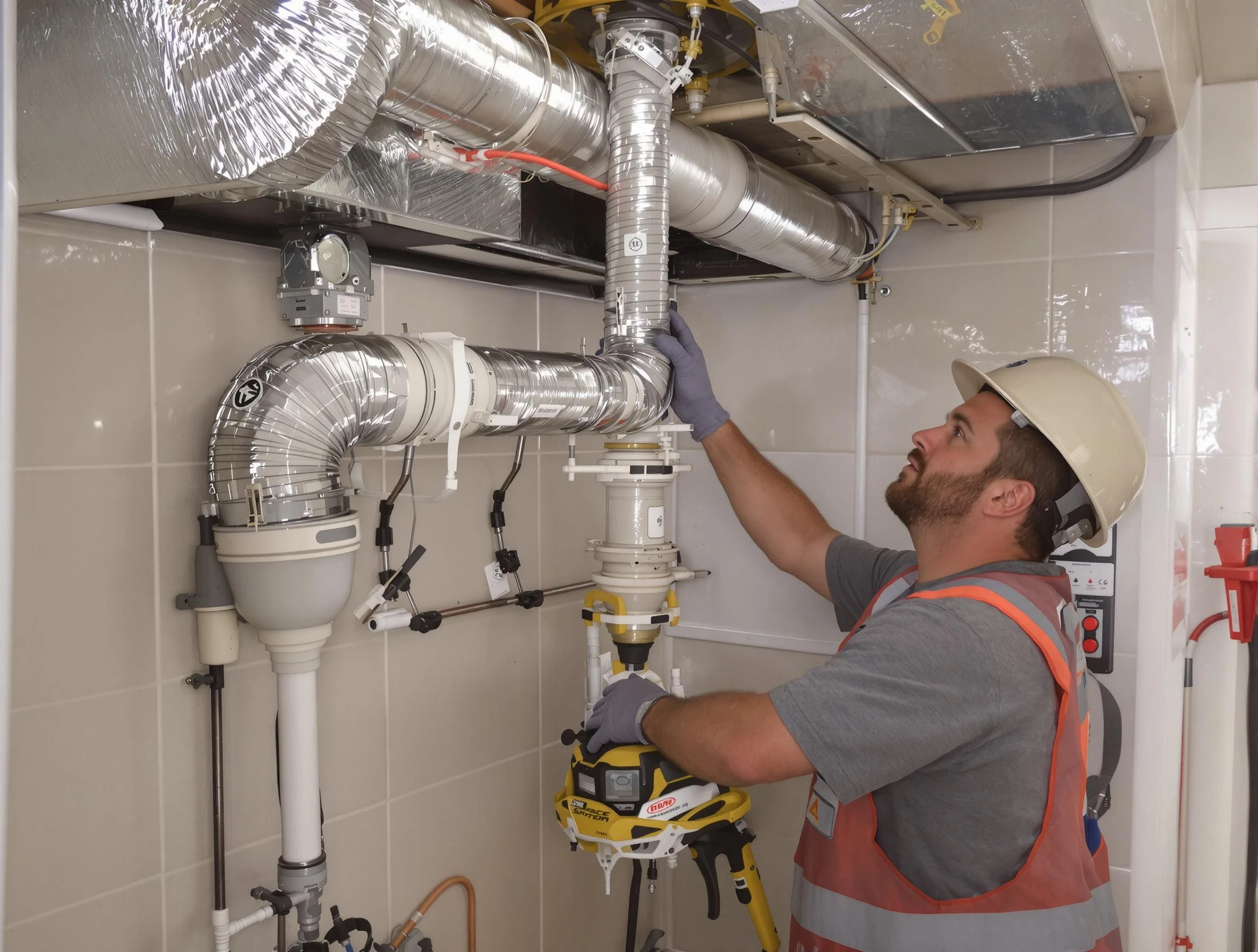 Oak Hill Dryer Vent Cleaning expert performing professional dryer vent repair and installation in Oak Hill