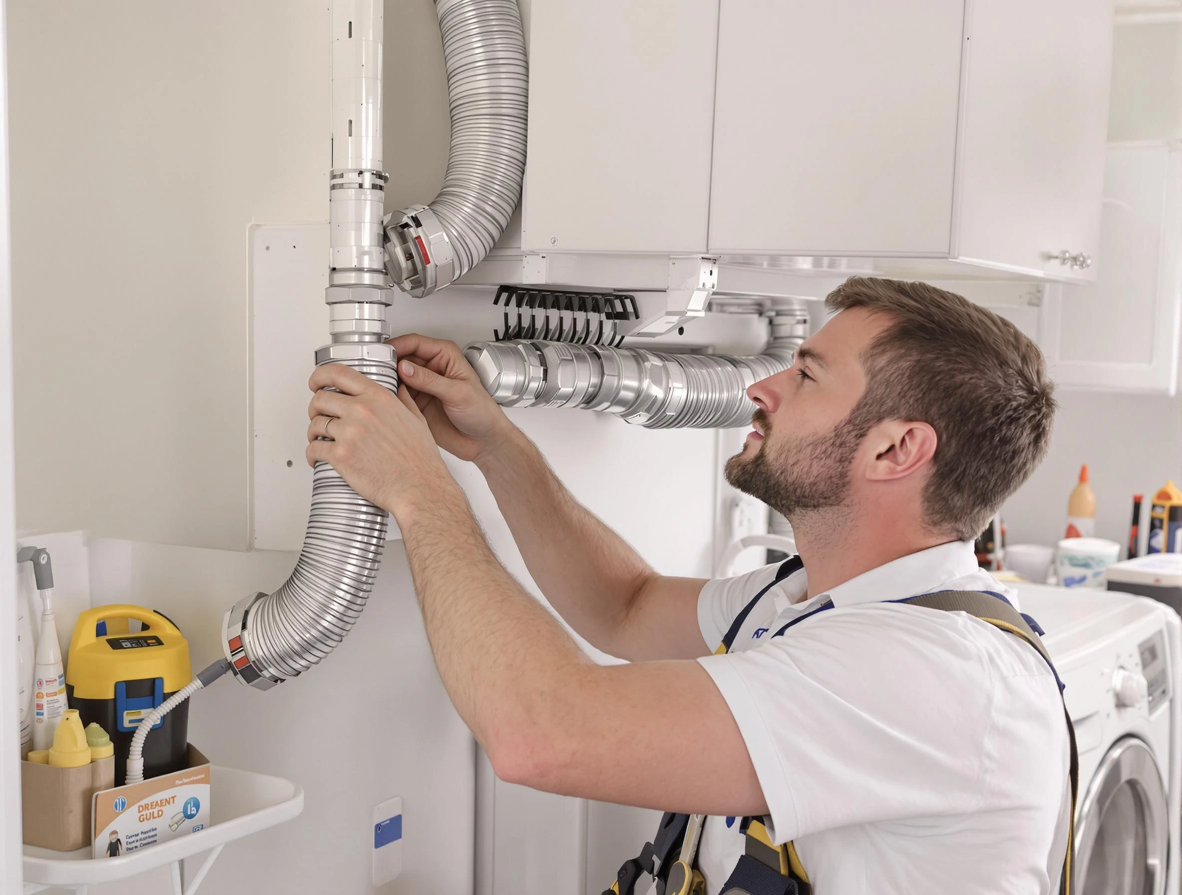 Professional dryer vent repair and installation by Oak Hill Dryer Vent Cleaning in Oak Hill